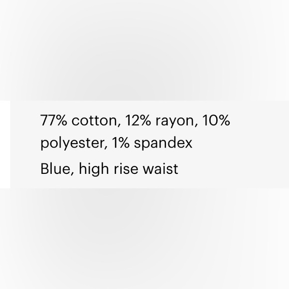 NWOT LOFT Dark Blue Belted, High waist straight ankle jeans. - Picture 7 of 7